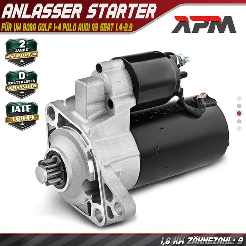 Anlasser starter 8kw - 1.8kw, für